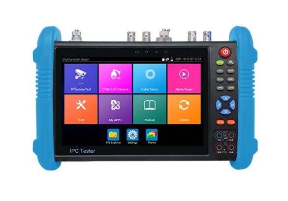 IPC9800PLUS 7 inch IPS touch screen 4K H.265 IP Full 4K All in One IPC Tester - 1