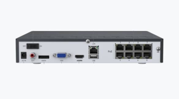 NVS8 8 KANAL POE NETWORK KAYIT CİHAZI - 1