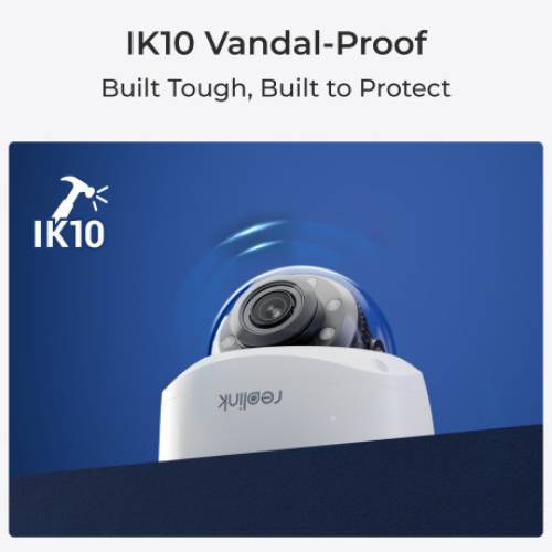 P437 8MP 2.7-13.5MM (5X ZOOM) POE IP DOME KAMERA - 1