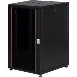 PROLİNE 300 SERİSİ DİKİLİ TİP KABİNETLER 600 * 800 - 22U - RAL 9005 SİYAH