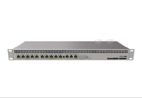 RB1100AHx4 13 Port Gigabit Firewall Router - 0