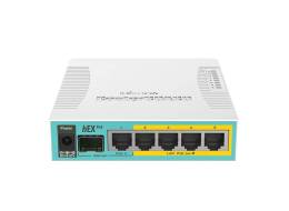 RB960PGS - MikroTik hEX PoE 4 Port PoE Gigabit PoE Firewall Router Switch