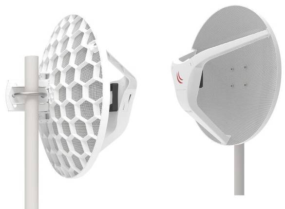 RBLHGG-60adkit - MikroTik Wireless Wire DISH - 60GHz 1500Metre PTP Link - 0