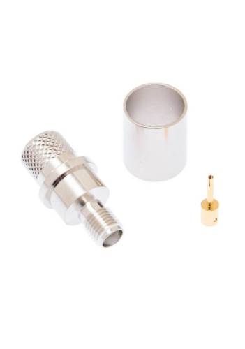 SF400 SMA DİŞİ LMR400-RG8-TZC500 SIKMALI TİP RF CRIMP KONNEKTÖR - 0
