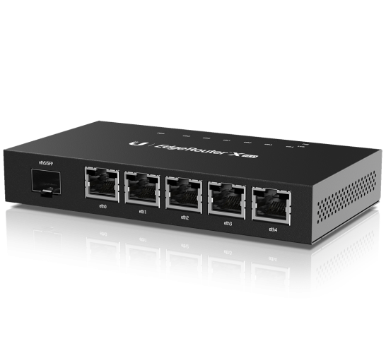 UBNT ER‑X‑SFP - UBNT EdgeRouter X SFP 6 Port Gigabit Firewall Router - 0