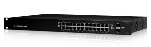 UBNT ES-24-250W - UBNT EdgeSwitch 24 Port 250W PoE+ Layer3 Yönetilebilir Switch - 0