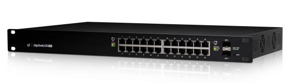 UBNT ES-24-500W - UBNT EdgeSwitch 24 Port 500W PoE+ Layer3 Yönetilebilir Switch - 0