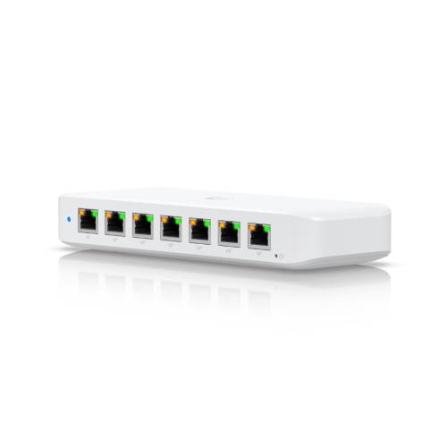 UBNT UniFi Switch ultra 210W - USW-Ultra-210W 8 Port PoE+ Yönetilebilir Switch - 0